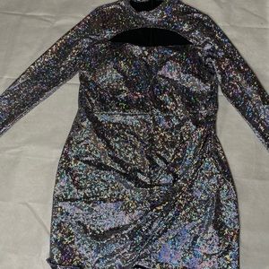 Silver Party Dress